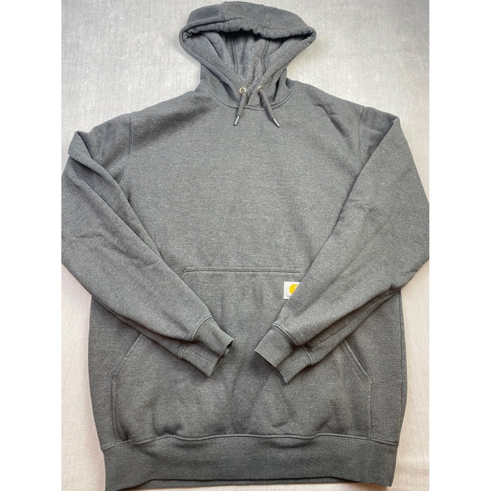 Carhartt Mens‎ Loose Fit Midweight Hooded Sweatshirt Charcoal Grey TS0121 Medium
